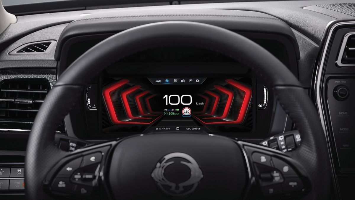 KG Mobility Tivoli 2023. Панель приборов. Внедорожник 5 дв., 1 поколение