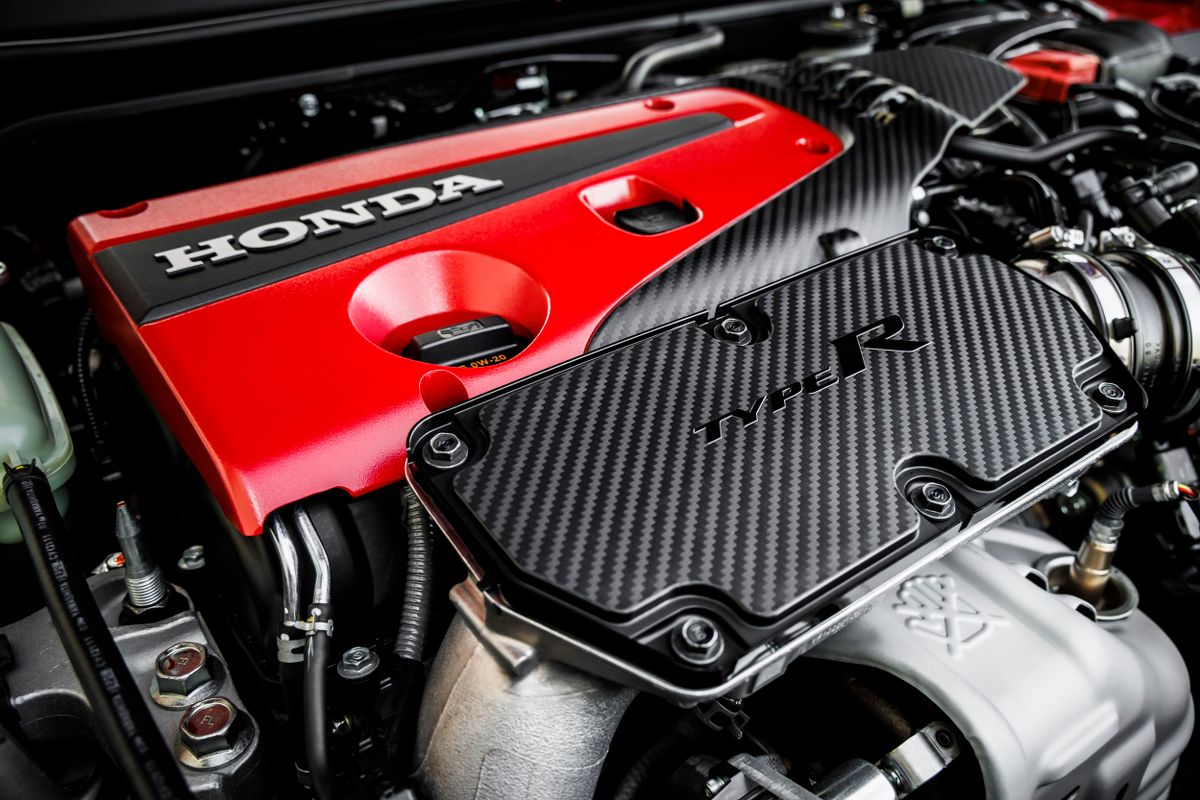 Хонда Цивик Type R 2022. Двигатель. Хэтчбек 5 дв., 11 поколение
