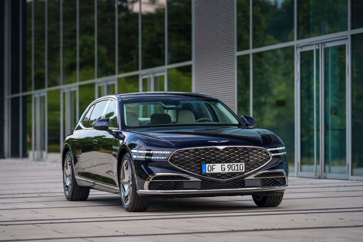 Genesis G90 2021. Carrosserie, extérieur. Berline longue, 2 génération