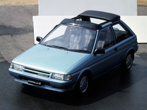טויוטה קורולה II 1986. מרכב, צורה. האצ'בק 3 דלתות, 2 דור