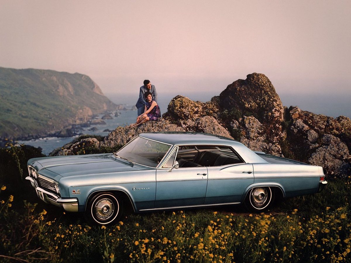 Chevrolet Impala 1964. Carrosserie, extérieur. Berline sans pilier central, 4 génération