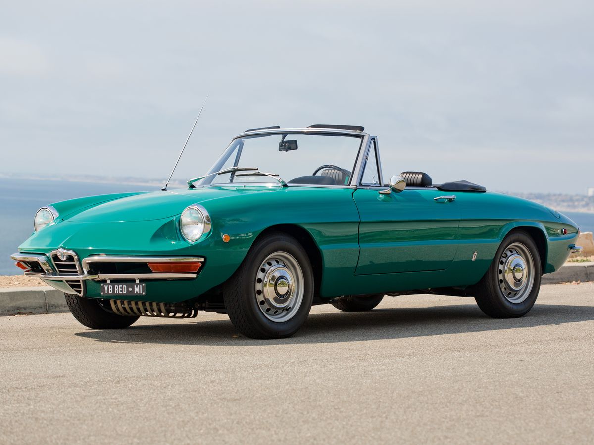 Alfa Romeo Spider 1966. Carrosserie, extérieur. Cabriolet, 1 génération