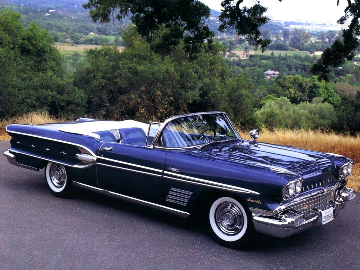 Pontiac Bonneville 1958. Bodywork, Exterior. Cabrio, 1 generation