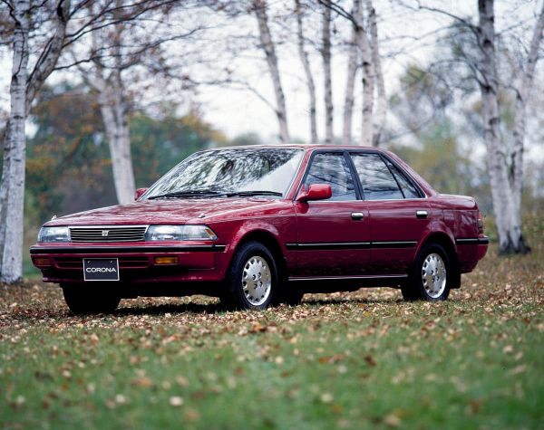 Toyota Corona 1987. Carrosserie, extérieur. Berline, 9 génération