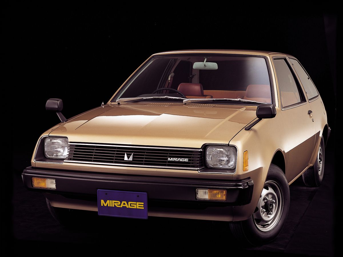 מיצובישי מיראז' ‏1978. מרכב, צורה. האצ'בק 3 דלתות, 1 דור