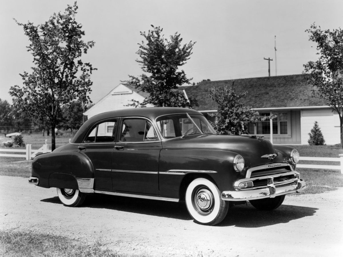 Chevrolet Deluxe 1949. Bodywork, Exterior. Sedan, 1 generation