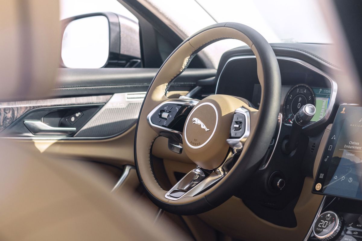 Jaguar XF 2020. Steering wheel. Estate 5-door, 2 generation, restyling