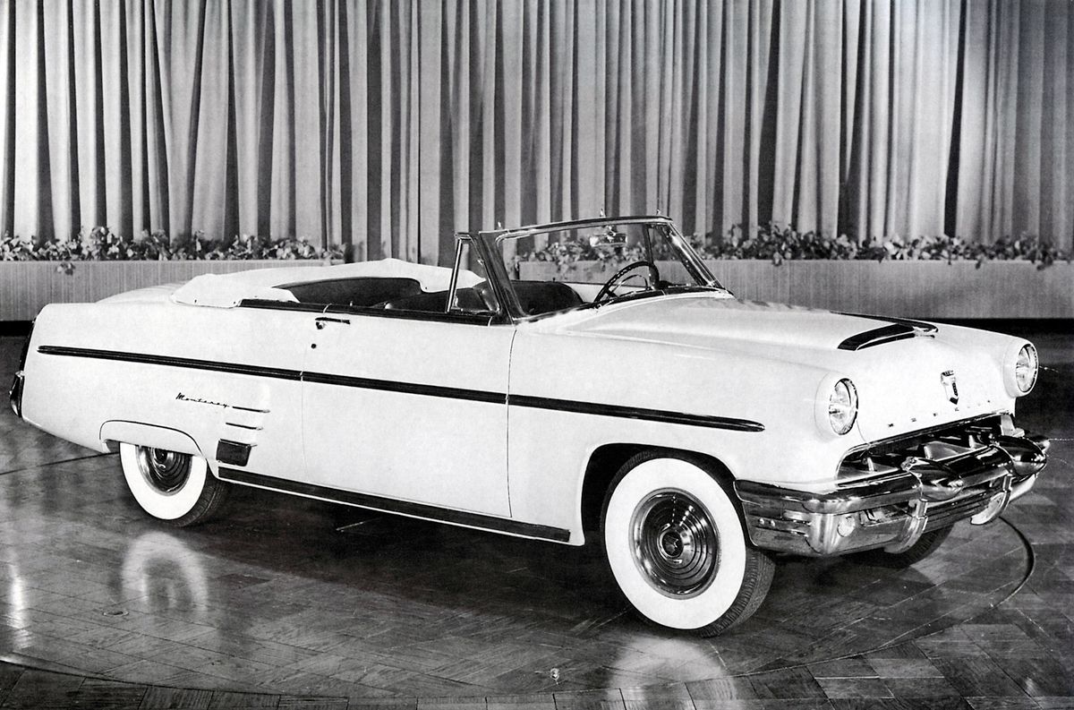 Mercury Monterey 1955. Carrosserie, extérieur. Cabriolet, 2 génération