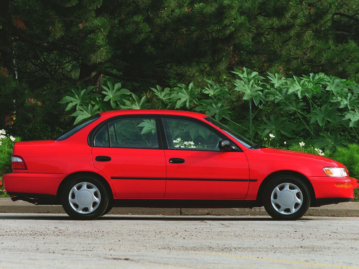 Toyota Corolla 1991. Carrosserie, extérieur. Berline, 7 génération