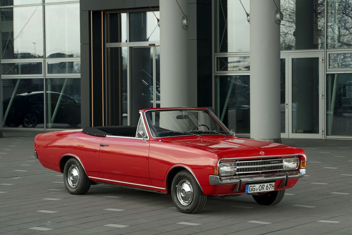 Opel Rekord 1967. Carrosserie, extérieur. Cabriolet, 3 génération