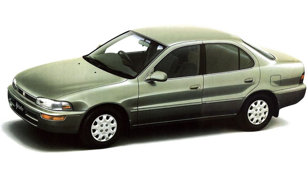 Тойота Спринтер 1991. Кузов, экстерьер. Седан, 7 поколение