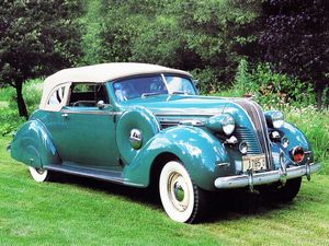 Hudson Deluxe Eight 1936. Carrosserie, extérieur. Cabriolet, 1 génération
