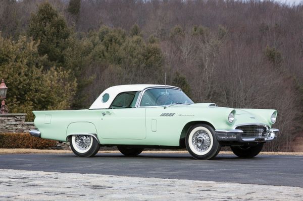 Ford Thunderbird 1955. Carrosserie, extérieur. Coupé, 1 génération