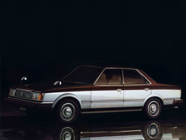 Toyota Mark II 1980. Carrosserie, extérieur. Berline sans pilier central, 4 génération
