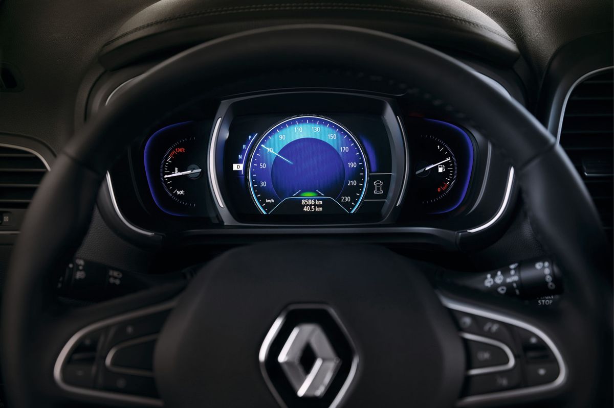 Renault Koleos 2016. Tableau de bord. VUS 5-portes, 2 génération