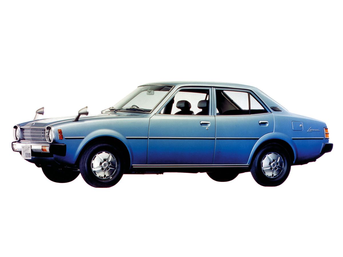 Mitsubishi Lancer 1976. Bodywork, Exterior. Sedan, 2 generation