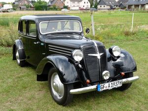 Adler Trumpf 1933. Carrosserie, extérieur. Limousine, 2 génération