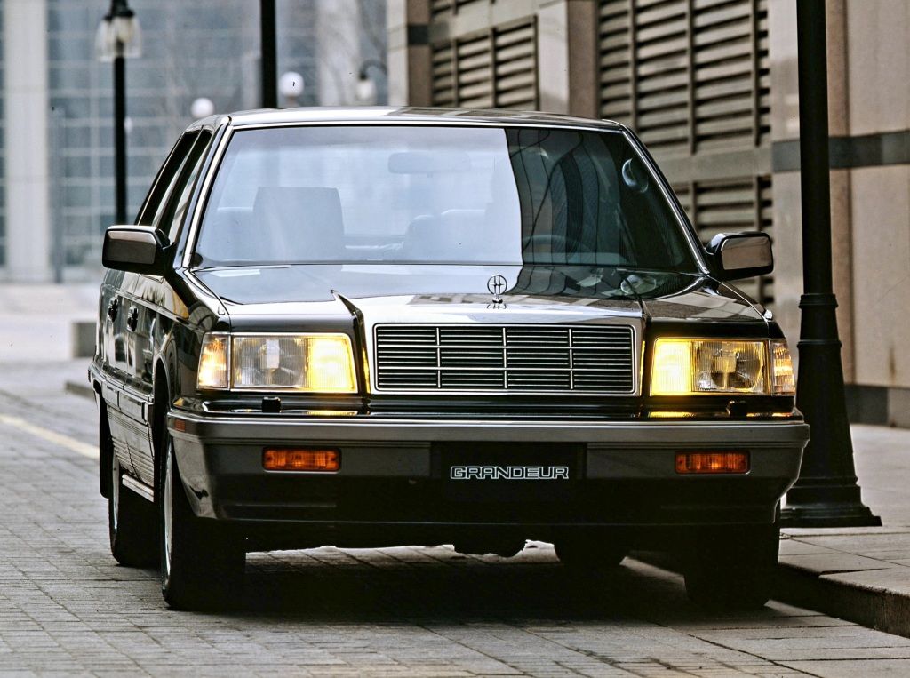 Hyundai Grandeur 1986. Carrosserie, extérieur. Berline, 1 génération