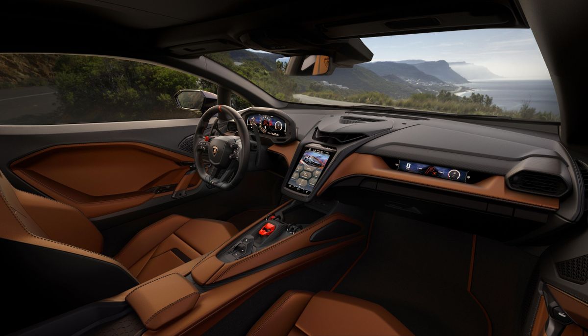 Lamborghini Temerario 2024. Передние сидения. Купе, 1 поколение