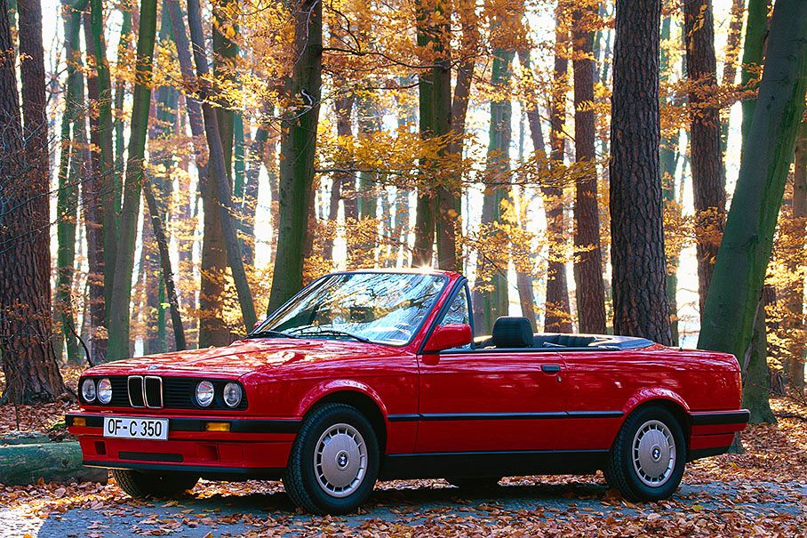 BMW 3 series 1985. Carrosserie, extérieur. Cabriolet, 2 génération