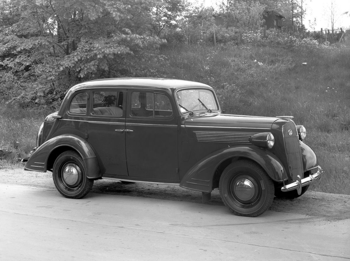 Opel Super Six 1936. Carrosserie, extérieur. Berline, 1 génération