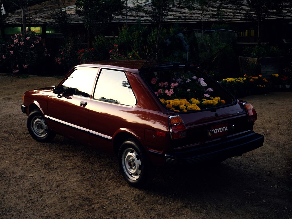 טויוטה קורסה 1978. מרכב, צורה. מיני 3 דלתות, 1 דור