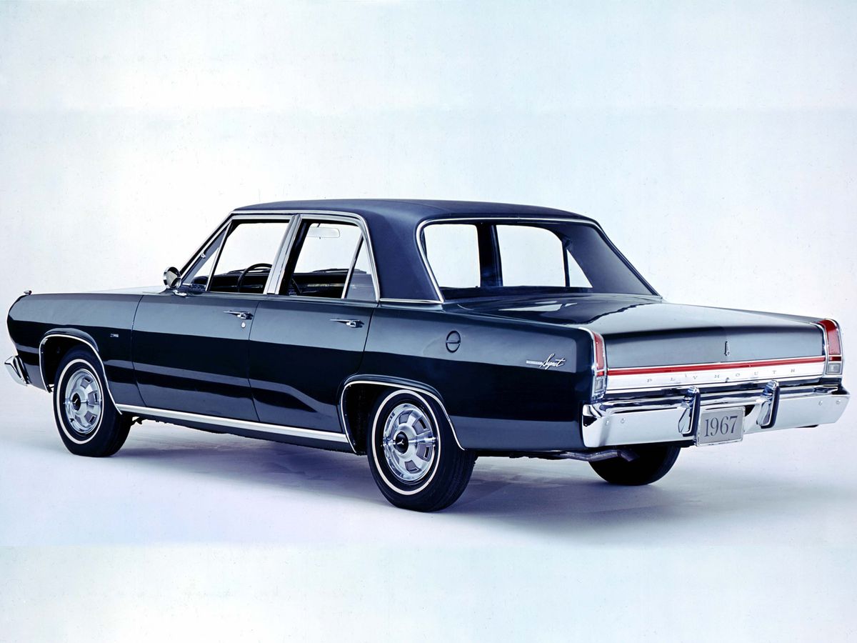 Plymouth Valiant 1967. Bodywork, Exterior. Sedan, 3 generation