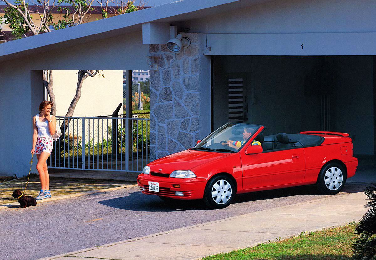 Suzuki Cultus 1988. Bodywork, Exterior. Cabrio, 2 generation