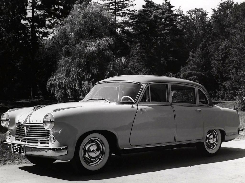 Боргвард Hansa 2400 1955. Кузов, экстерьер. Седан, 2 поколение