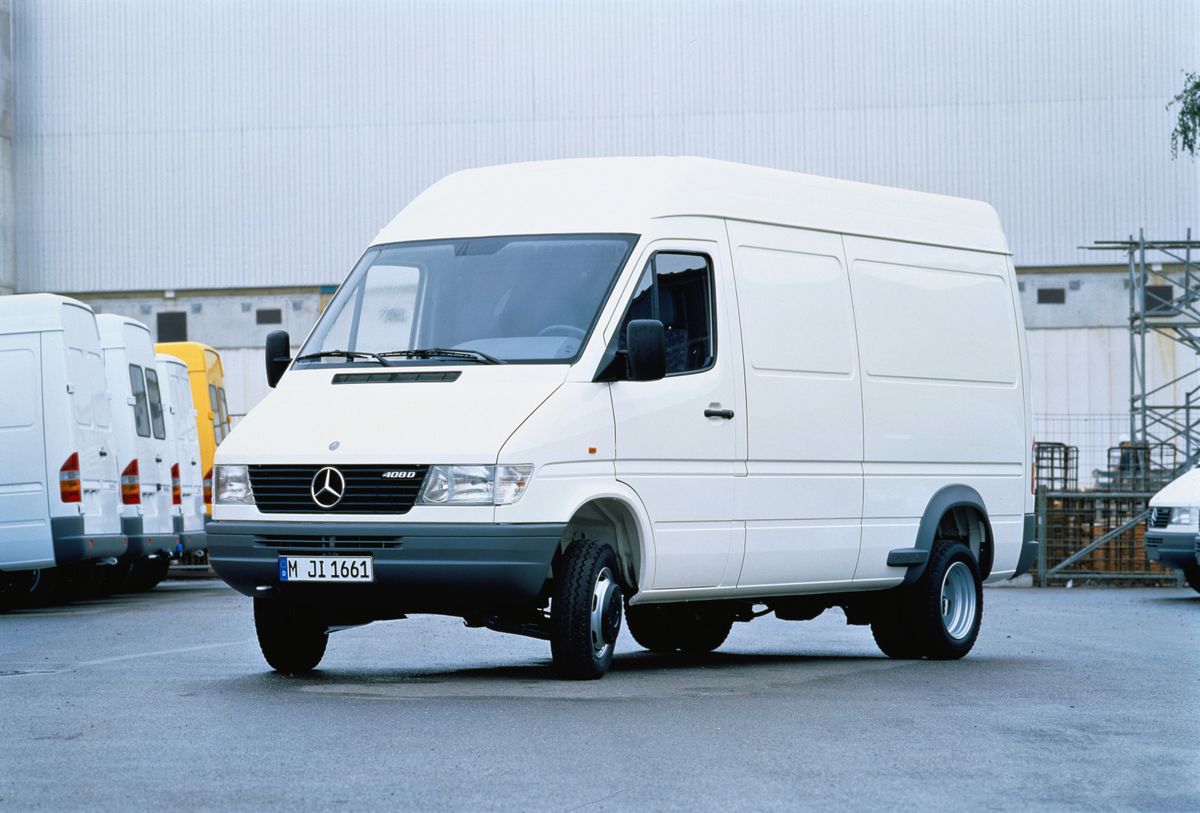 Mercedes Sprinter 1995. Кузов, экстерьер. Фургон короткий, 1 поколение
