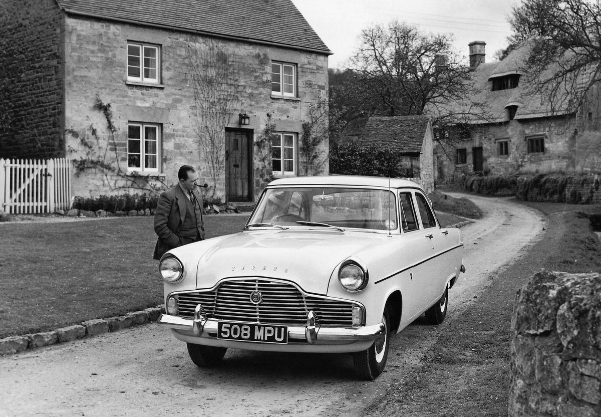 Ford Zephyr 1956. Carrosserie, extérieur. Berline, 2 génération