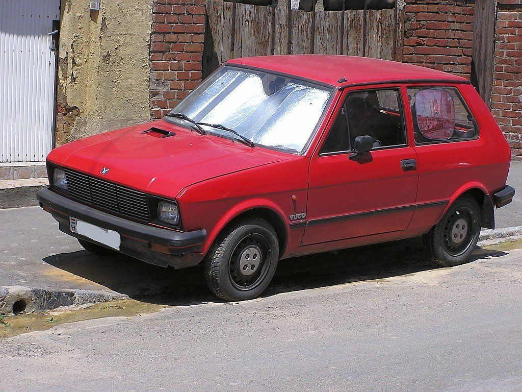 Zastava Yugo 1990. Carrosserie, extérieur. Mini 3-portes, 1 génération