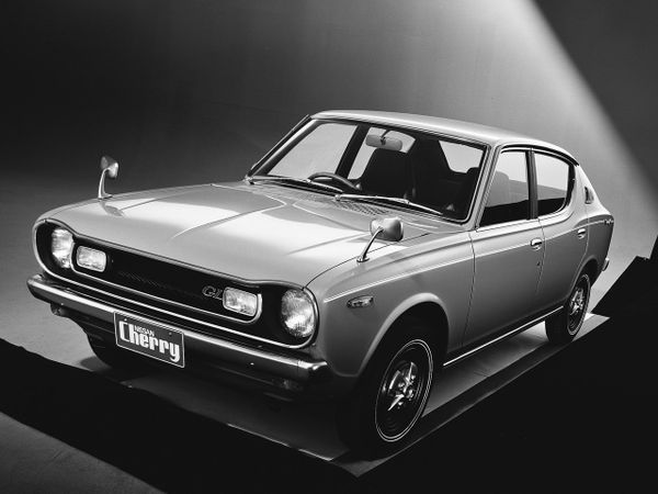 داتسون شيري 1974. الهيكل، المظهر الخارجي. سيدان, 2 الجيل
