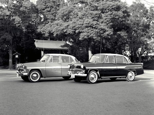 نيسان جلوريا 1959. الهيكل، المظهر الخارجي. سيدان, 1 الجيل