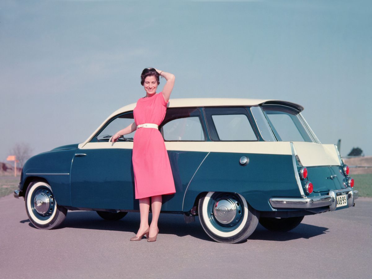 Saab 95 1959. Carrosserie, extérieur. Break 3-portes, 1 génération