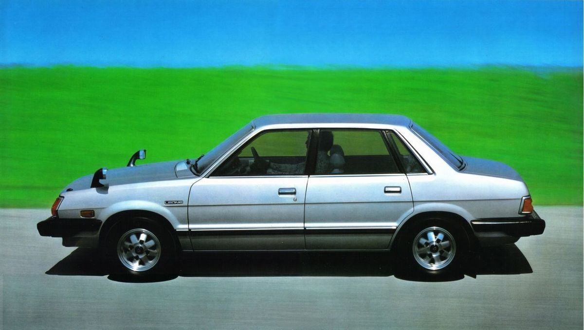 Subaru Leone 1979. Carrosserie, extérieur. Berline, 2 génération