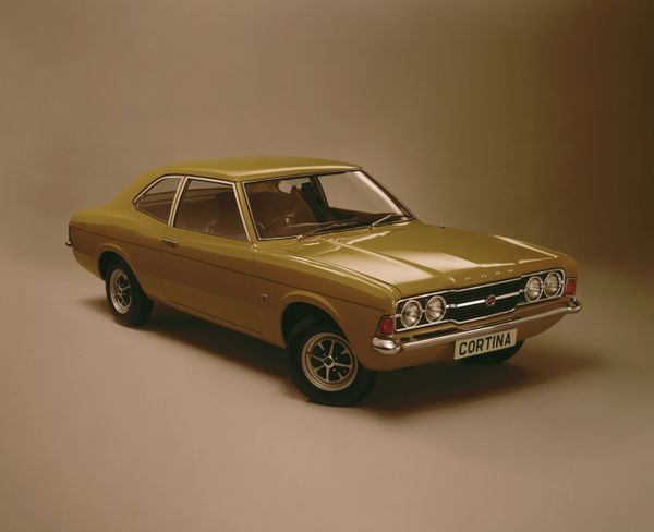 Ford Cortina 1970. Carrosserie, extérieur. Berline 2-portes, 3 génération