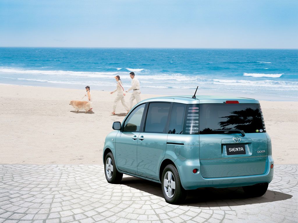 Toyota Sienta 2003. Carrosserie, extérieur. Compact Van, 1 génération