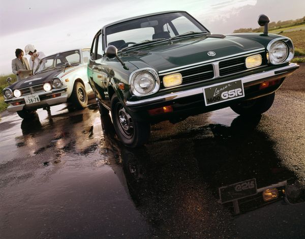 Mitsubishi Lancer 1973. Carrosserie, extérieur. Coupé, 1 génération