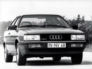 Audi Coupe 1984. Carrosserie, extérieur. Coupé, 1 génération, restyling