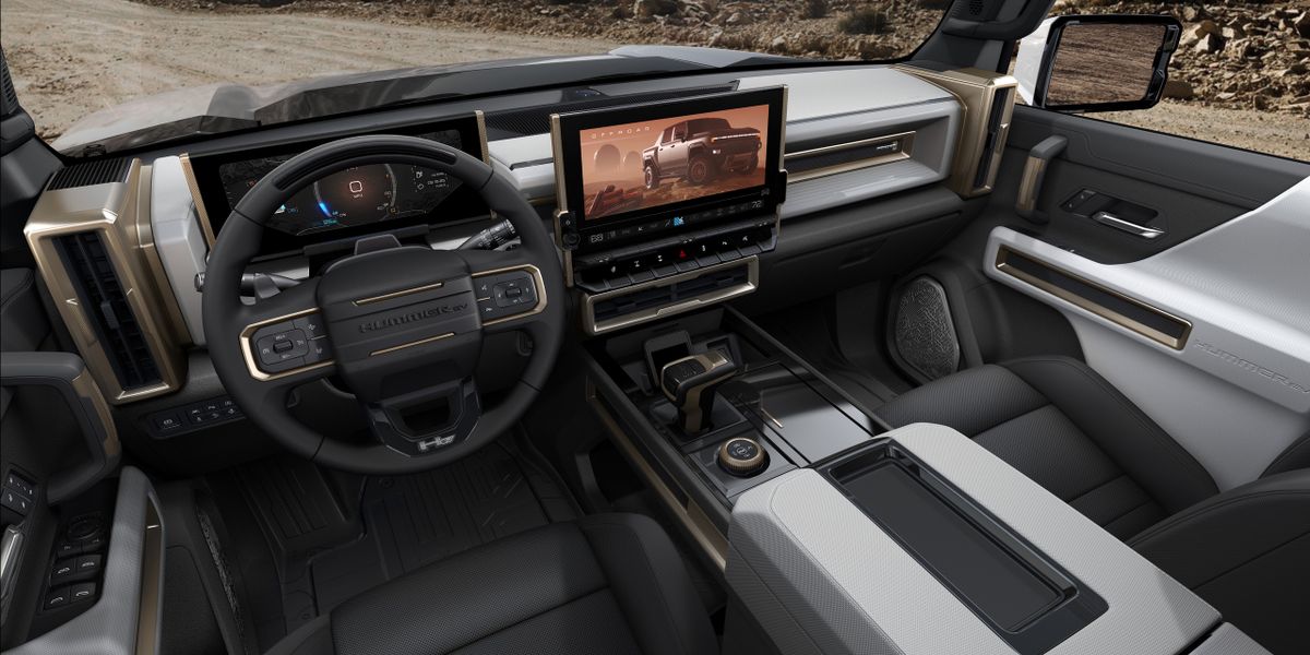 GMC Hummer EV 2021. Siéges avants. Pick-up, 1 génération