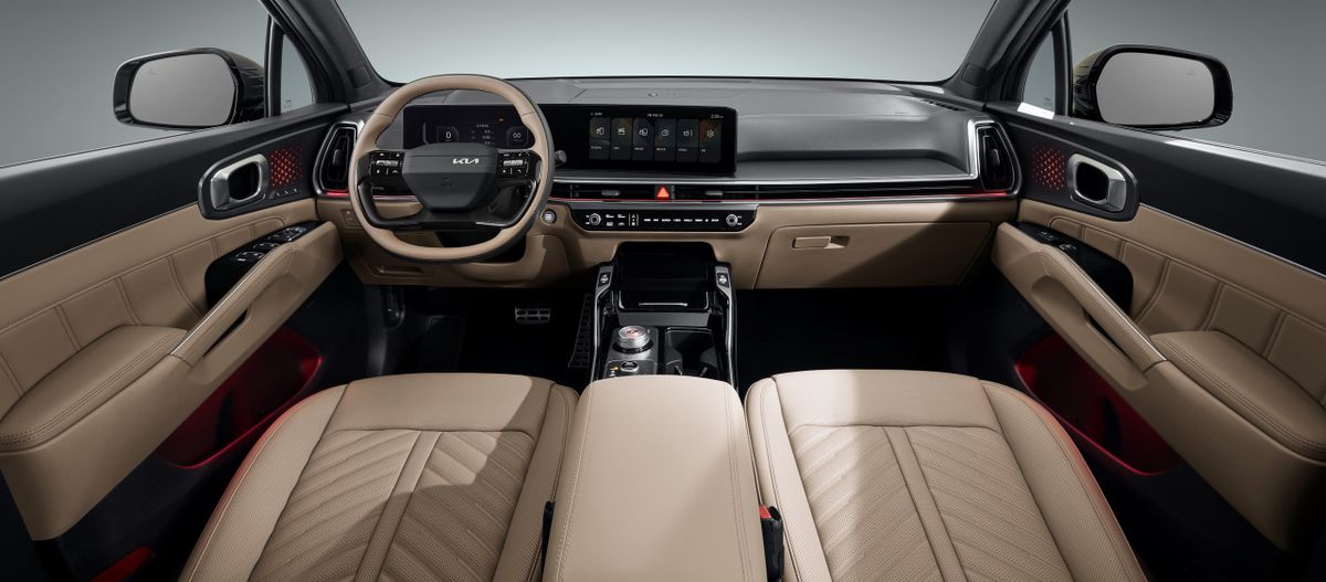 Kia Sorento 2023. Передние сидения. 4 поколение, рестайлинг