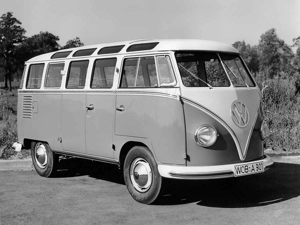 פולקסווגן טרנספורטר ‏1950. מרכב, צורה. מיניוואן, 1 דור