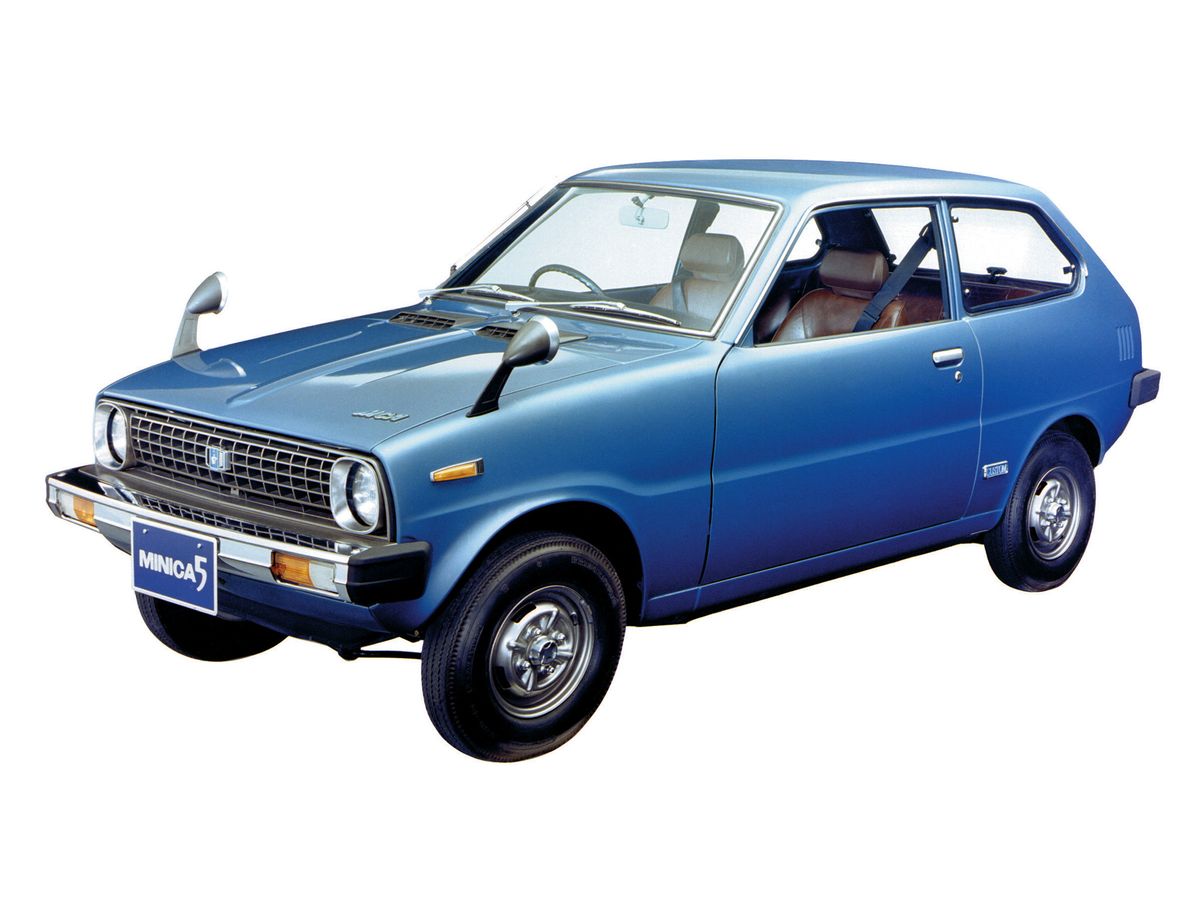 Mitsubishi Minica 1974. Carrosserie, extérieur. Mini 3-portes, 3 génération