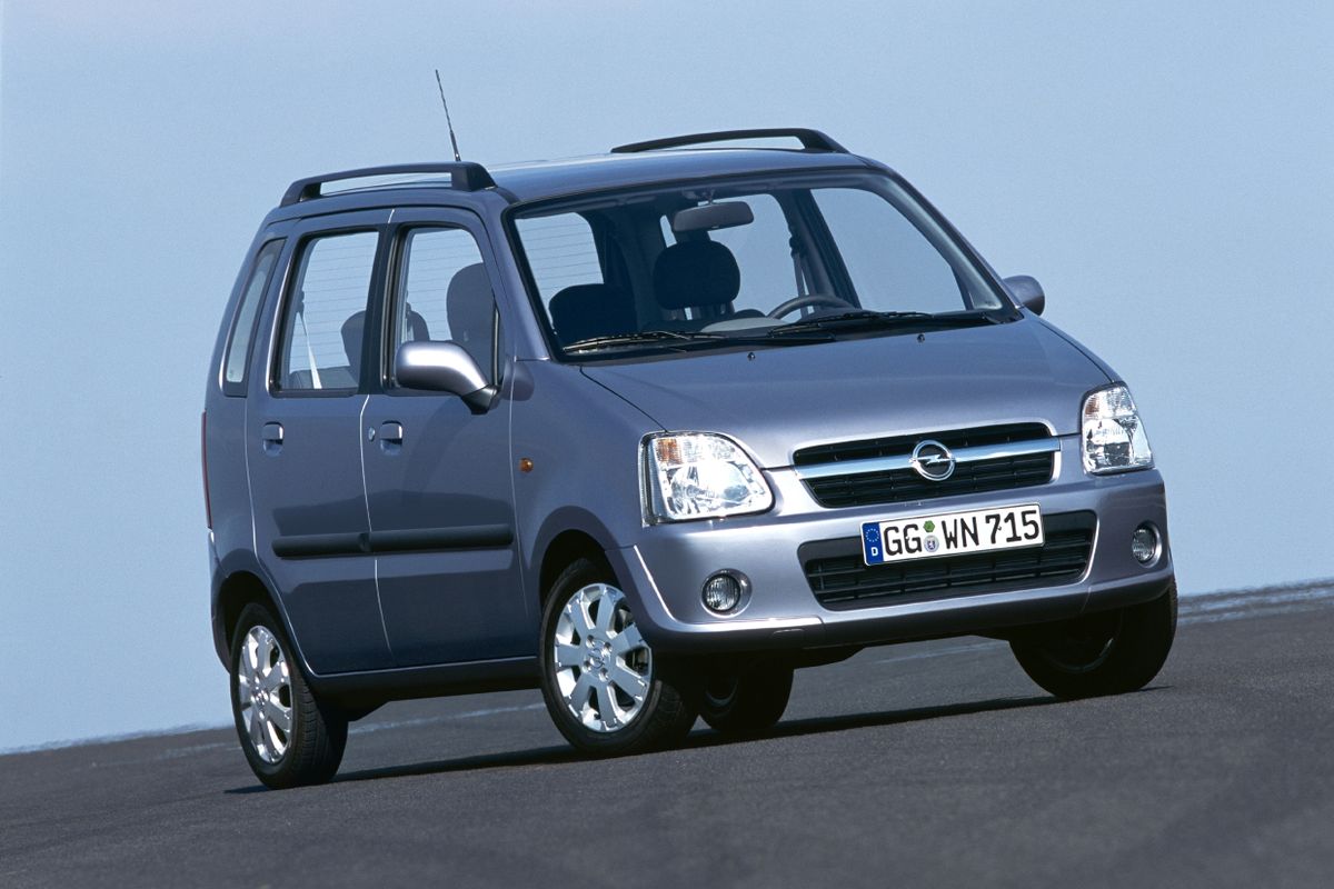 Opel Agila 2003. Carrosserie, extérieur. Monospace compact, 1 génération, restyling