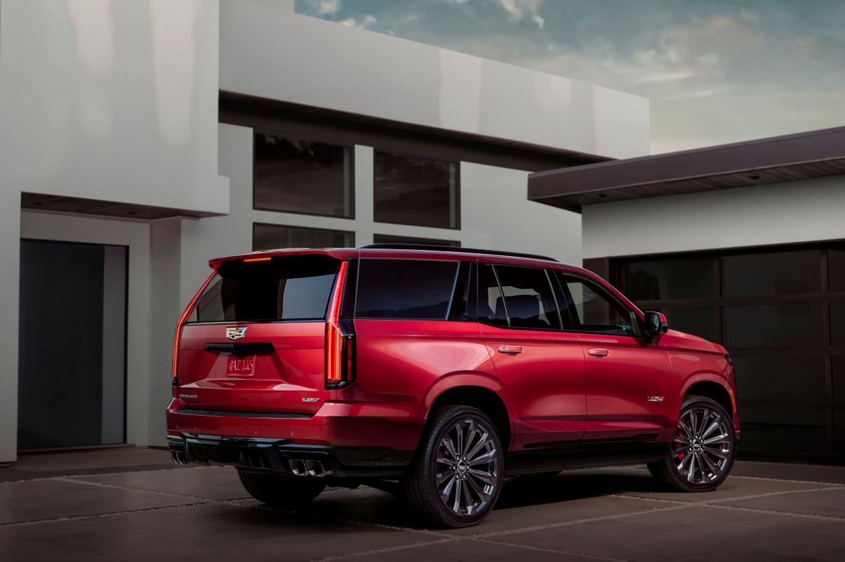 Cadillac Escalade 2024. Кузов, экстерьер. Внедорожник 5 дв., 5 поколение, рестайлинг 1
