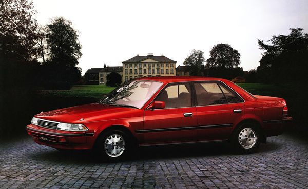 Toyota Corona 1987. Carrosserie, extérieur. Berline, 9 génération