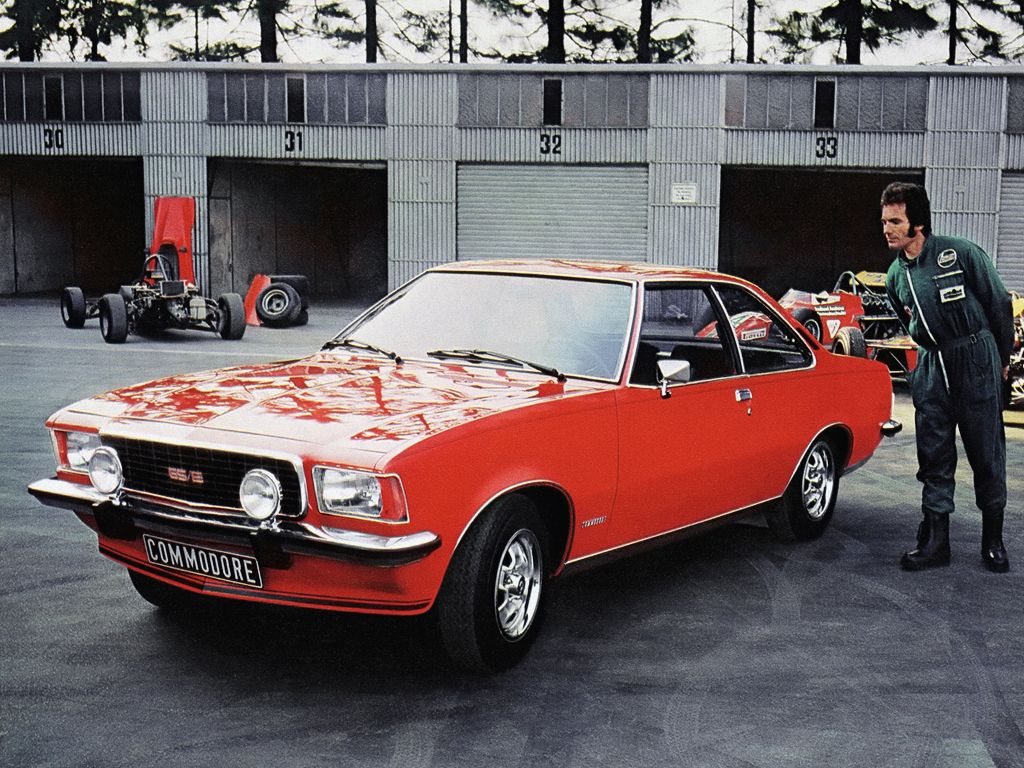 אופל קומודור 1972. מרכב, צורה. קופה, 2 דור
