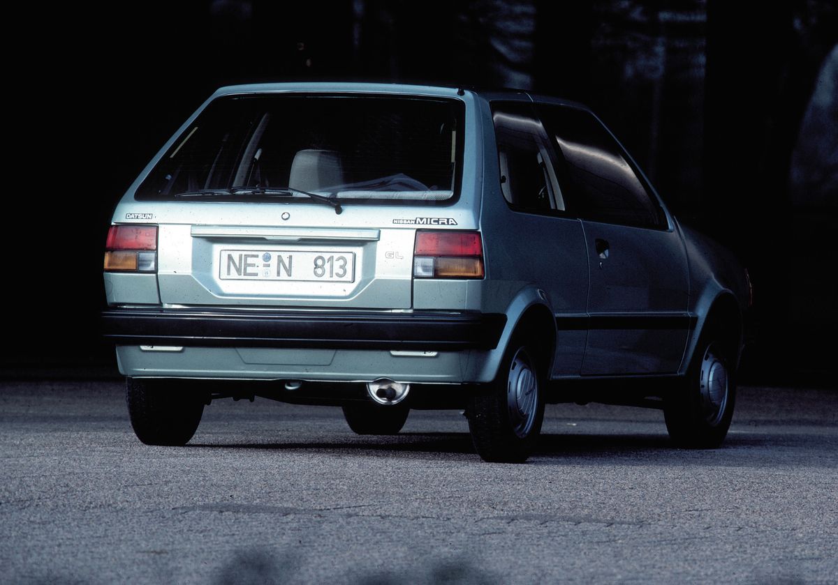 Nissan Micra 1982. Carrosserie, extérieur. Mini 3-portes, 1 génération