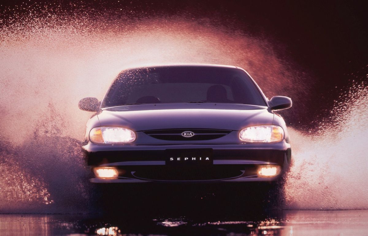 Kia Sephia 1998. Bodywork, Exterior. Sedan, 2 generation